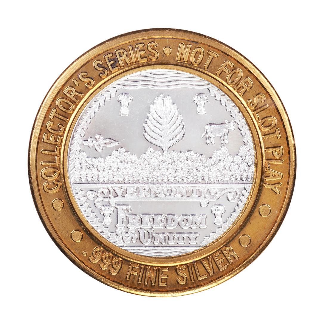 .999 Fine Silver Caesars Atlantic City, NJ $10 Limited: One .999 Fine Silver Caesars Atlantic City, NJ $10 Limited Edition Gaming Token.