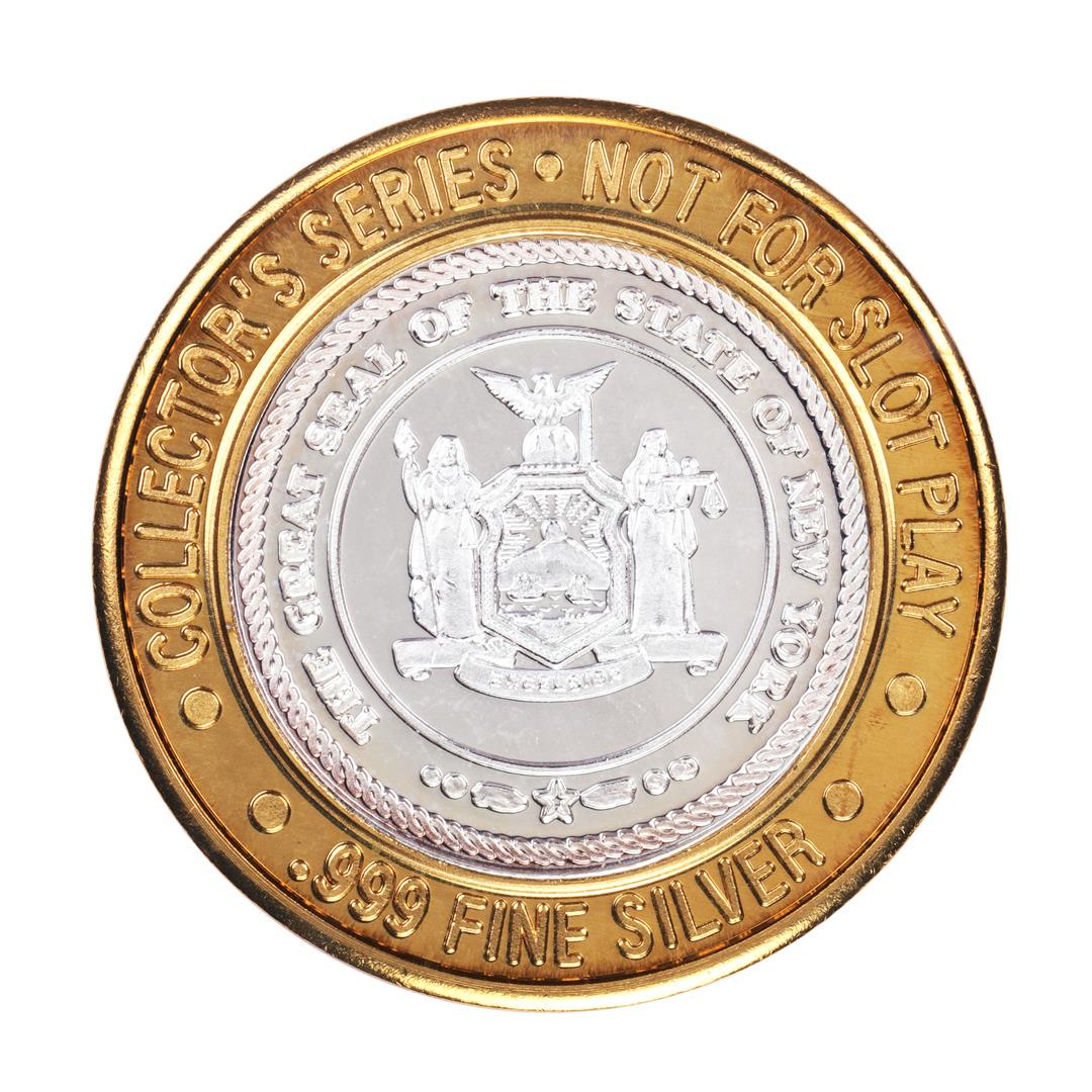 .999 Fine Silver Caesars Atlantic City, NJ $10 Limited: One .999 Fine Silver Caesars Atlantic City, NJ $10 Limited Edition Gaming Token.