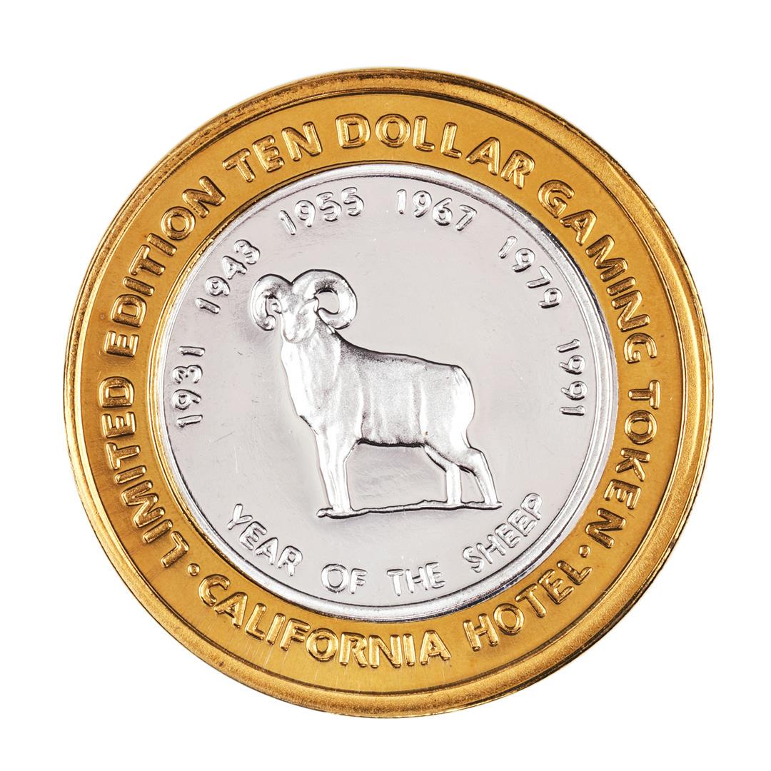 .999 Fine Silver Sam Boyd's California $10 Casino: One .999 Fine Silver Sam Boyd's California $10 Casino Limited Edition Gaming Token.