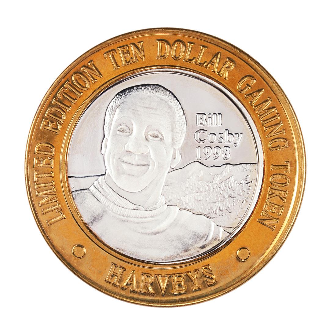 .999 Silver Harveys Lake Tahoe, Nevada $10 Casino: One .999 Silver Harveys Lake Tahoe, Nevada $10 Casino Limited Edition Gaming Token.