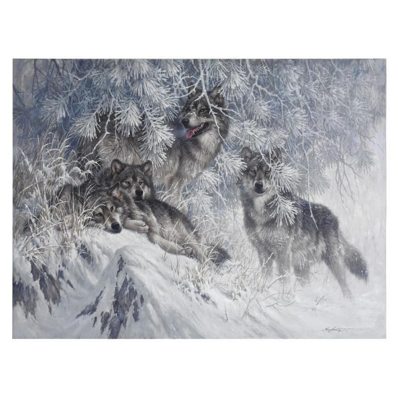 Fanning (1938-2014) "Crystal Morning" Limited Edition: "Crystal Morning" is a limited edition giclee on canvas by Larry Fanning, AP numbered and hand signed by the artist. Includes Letter of Authenticity. Measures approx. 39.5" x 29.5" (image).