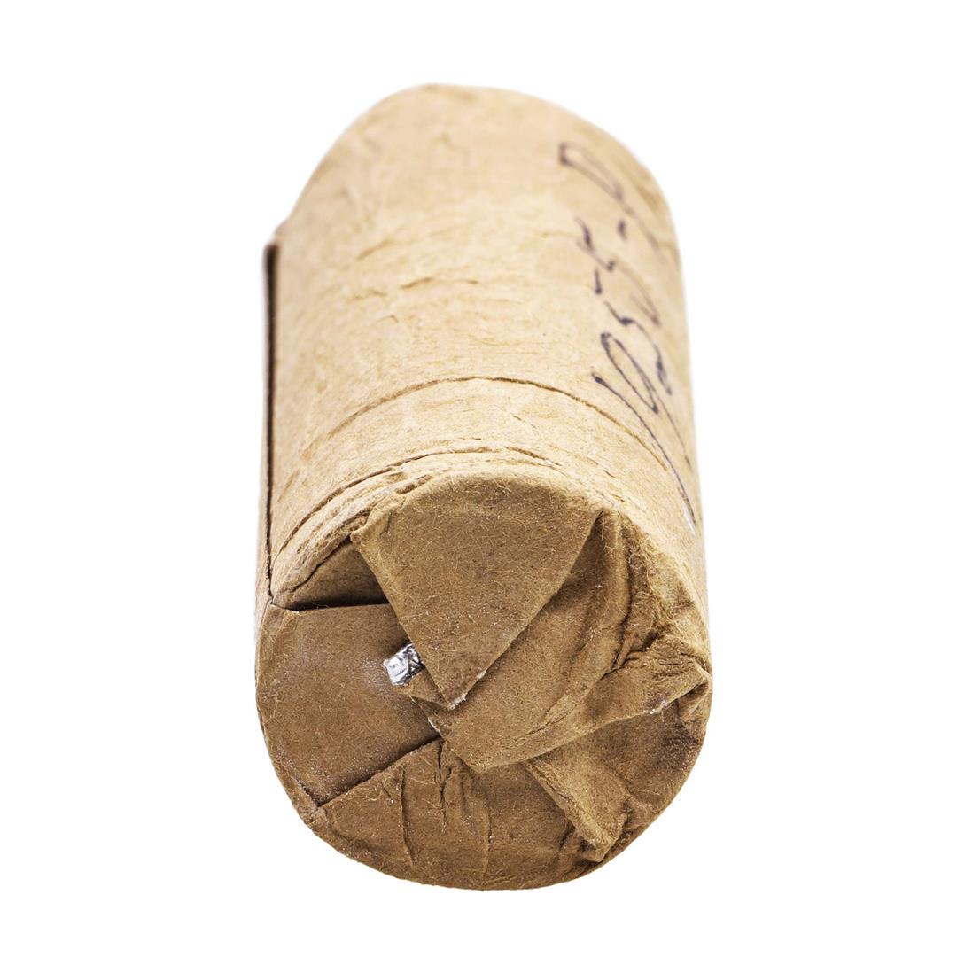 Original Bank Wrapped Roll of (40) Brilliant: One Original Bank Wrapped Roll of (40) Brilliant Uncirculated 1955 Washington Quarter Coins.