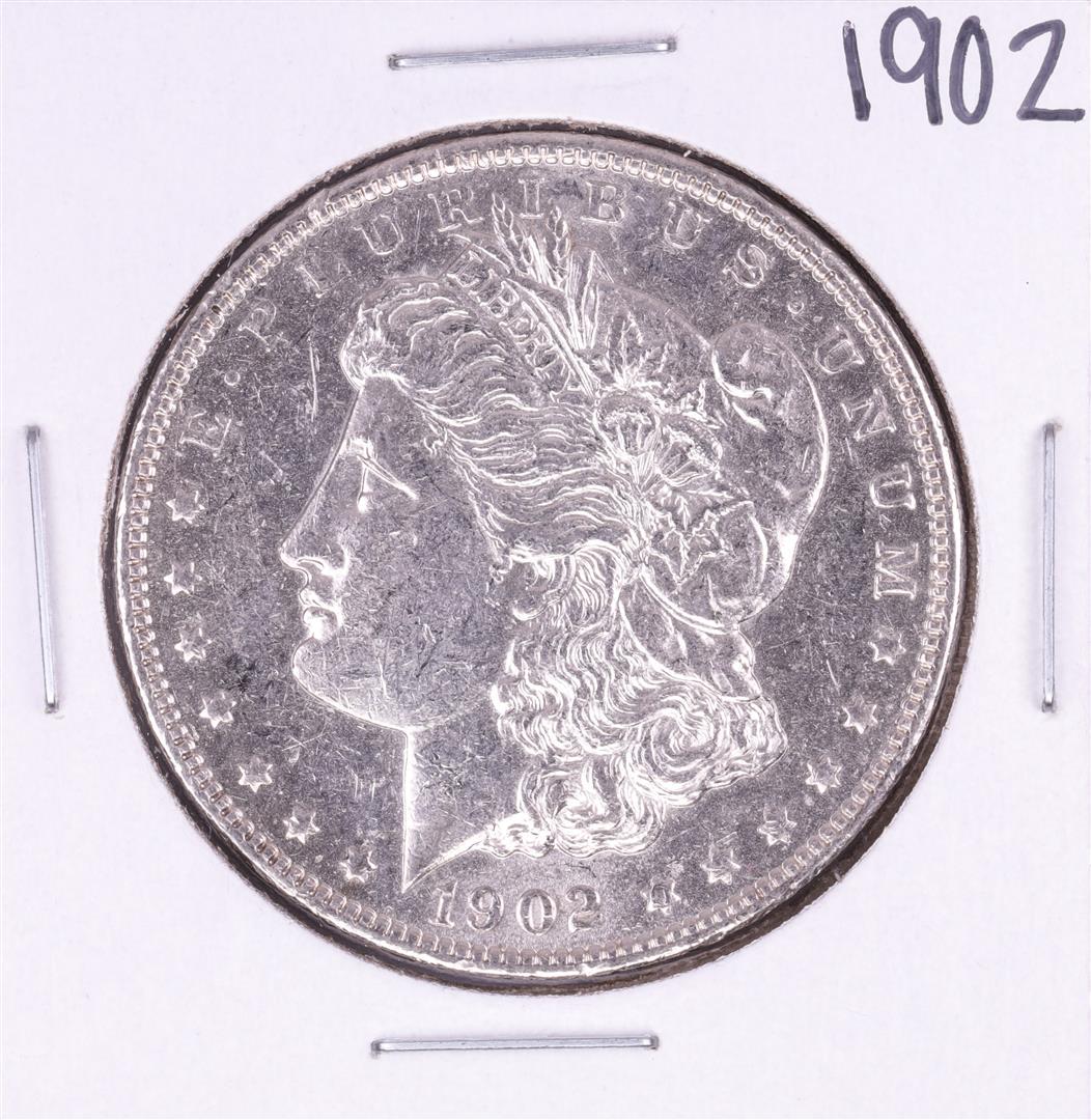 1902 $1 Morgan Silver Dollar Coin: One 1902 $1 Morgan Silver Dollar Coin.