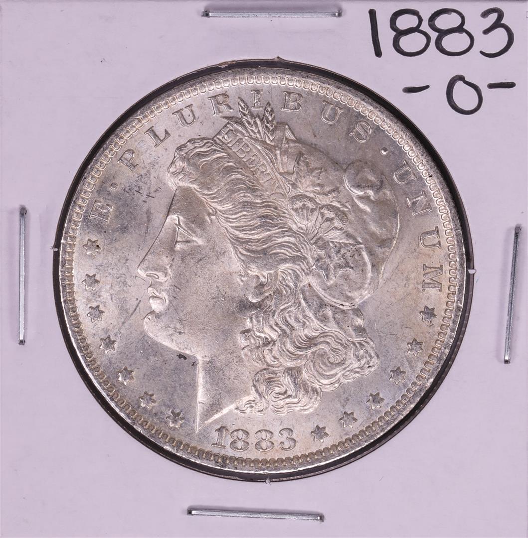 1883-O $1 Morgan Silver Dollar Coin: One 1883-O $1 Morgan Silver Dollar Coin.