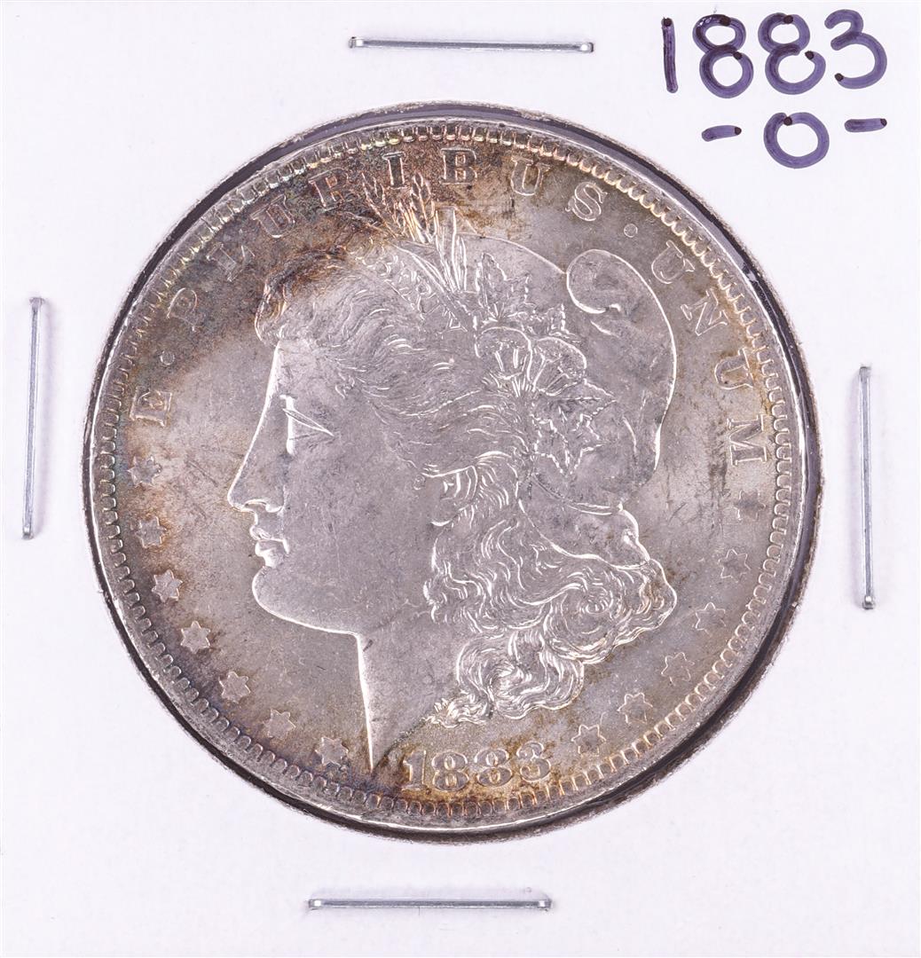 1883-O $1 Morgan Silver Dollar Coin Nice Toning: One 1883-O $1 Morgan Silver Dollar Coin Nice Toning.