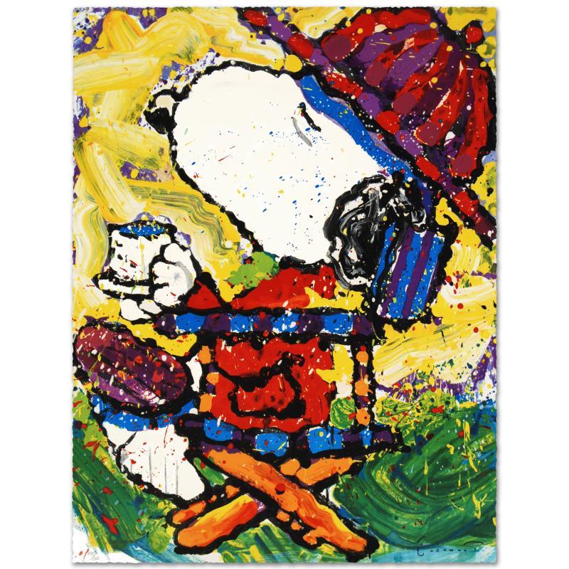 Tom Everhart "Tea At Bel Air - 3:00" Limited Edition: "Tea At Bel Air-3:00" is a limited edition hand pulled original lithograph on museum quality deckle-edge paper, numbered and hand signed by Tom Everhart. This is one of the final Everhart editions to 