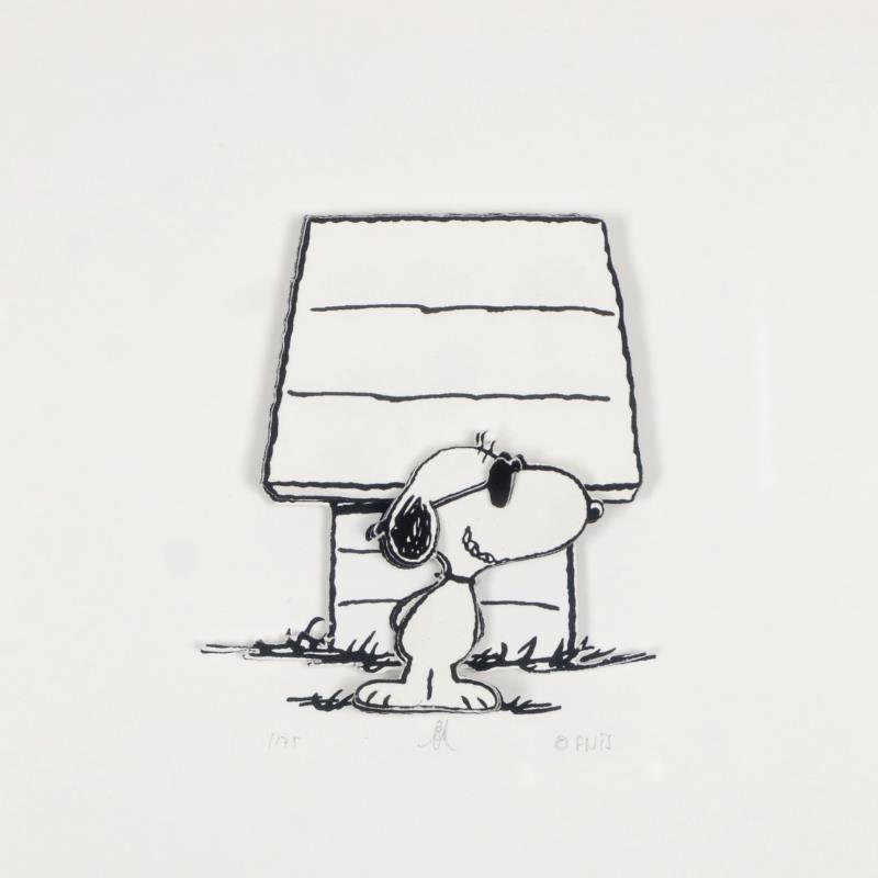 Peanuts "Joe's Cool" Limited Edition Giclee on Paper: Created from the original artwork archived at the studio, "Joe's Cool" portrays the simple yet emotive art of Charles. M. Schulz, creator of PEANUTS. This 3D decoupage print on paper is hand numbered 