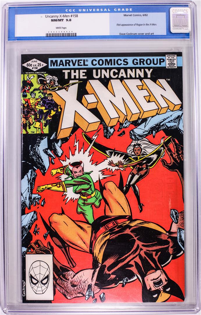 Marvel Comics Uncanny X-Men Comic Book #158 6/82 CGC: One Marvel Comics Uncanny X-Men Comic Book #158 6/82 CGC 9.8.