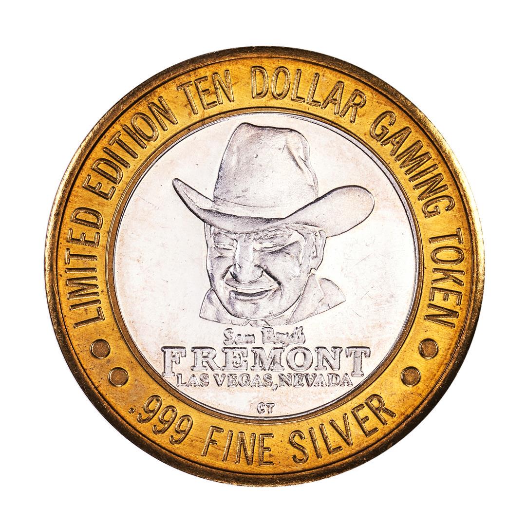 .999 Fine Silver Sam Boyd's Fremont Las Vegas, NV $10: One .999 Fine Silver Sam Boyd's Fremont Las Vegas, NV $10 Limited Edition Gaming Token.