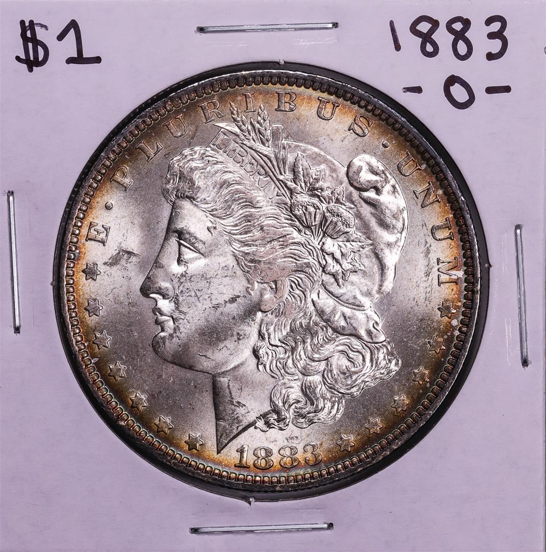 1883-O $1 Morgan Silver Dollar Coin: One 1883-O $1 Morgan Silver Dollar Coin.