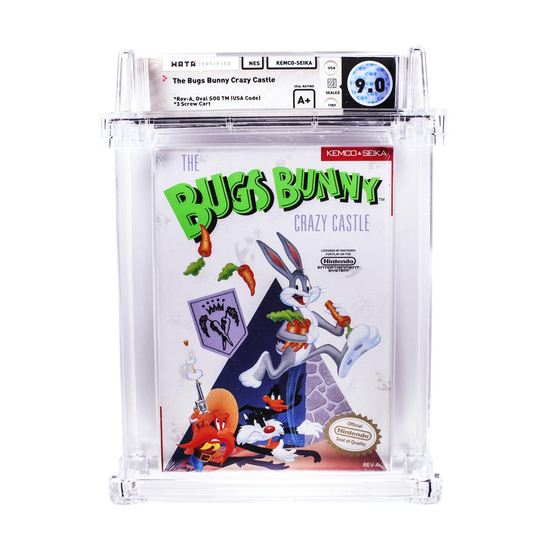 Buggs Bunny Crazy Castle NES Nintendo Sealed Video Game WATA 9.0/A+: One Buggs Bunny Crazy Castle NES Nintendo Sealed Video Game WATA 9.0/A+. WATA Graded.