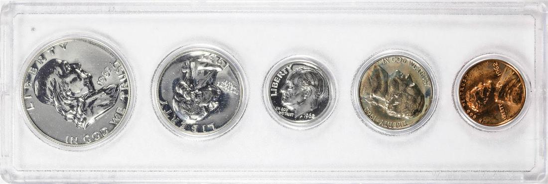 1962 (5) Coin Proof Set: One 1962 (5) Coin Proof Set.