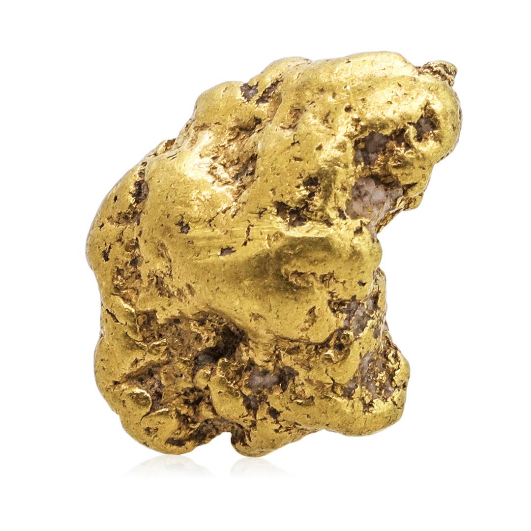 12.53 Gram Gold Nugget: One 12.53 Gram Gold Nugget.