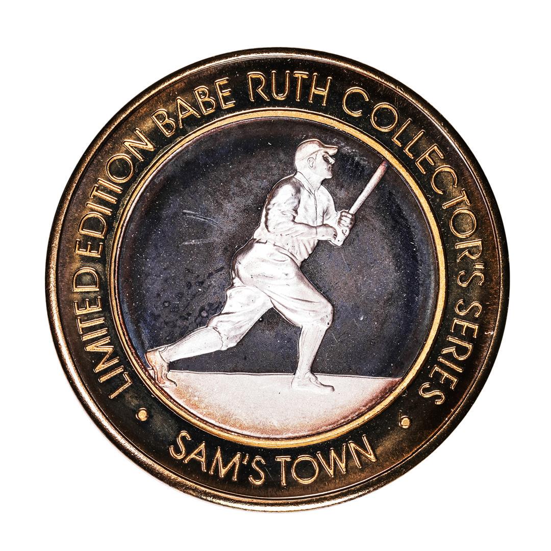 .999 Silver Sam's Town Robinsonville, MI $10 Casino Limited Edition Gaming Token: One .999 Silver Sam's Town Robinsonville, MI $10 Casino Limited Edition Gaming Token.