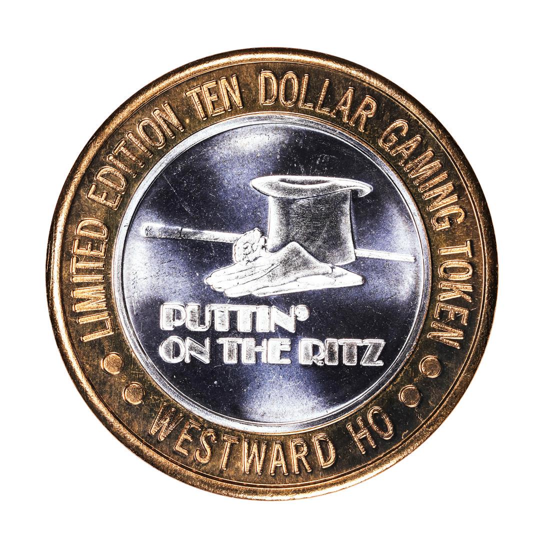 .999 Silver Westward Ho Casino Las Vegas, NV $10 Casino Limited Edition Gaming Token: One .999 Silver Westward Ho Casino Las Vegas, NV $10 Casino Limited Edition Gaming Token.