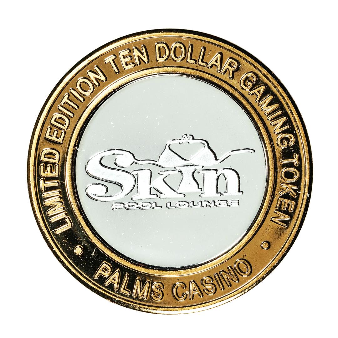 .999 Silver Palms Casino Las Vegas, NV $10 Casino Limited Edition Gaming Token: One .999 Silver Palms Casino Las Vegas, NV $10 Casino Limited Edition Gaming Token.