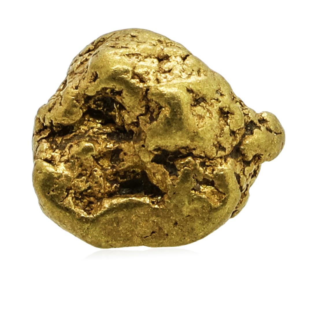 3.38 Gram Gold Nugget: One 3.38 Gram Gold Nugget.