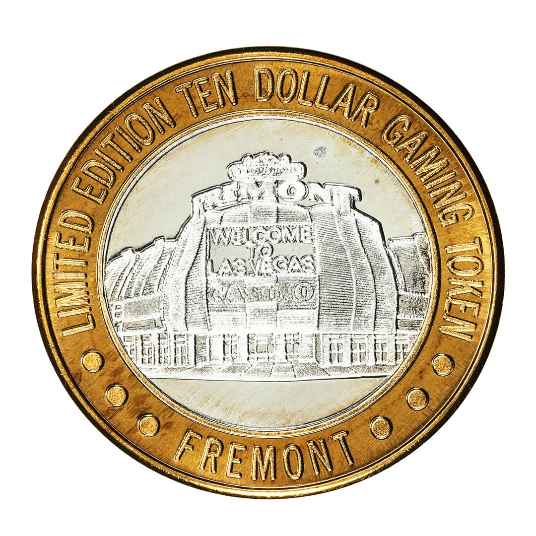 .999 Silver Sam Boyd's Fremont Las Vegas $10 Casino Limited Edition Gaming Token: One .999 Silver Sam Boyd's Fremont Las Vegas $10 Casino Limited Edition Gaming Token.