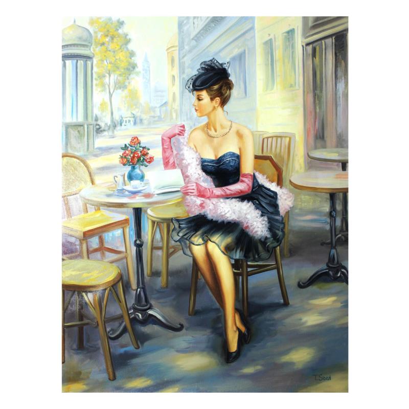 Taras Sidan "Magenta" Limited Edition Giclee On Canvas: Magenta" is a limited edition giclee on canvas by Taras Sidan. Numbered and hand signed, this piece is accompanied by a letter of authenticity. Measures approximately 40" x 30