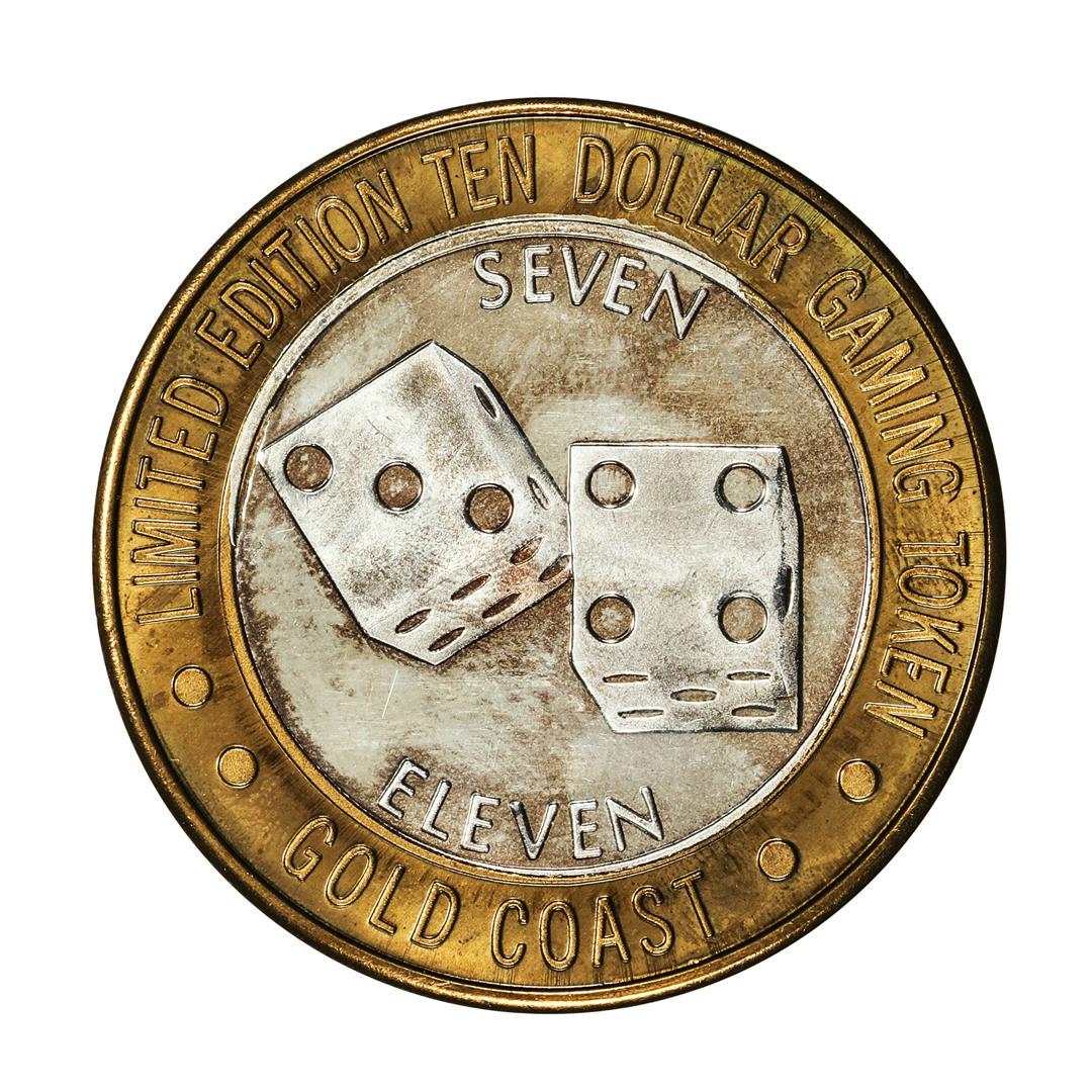 .999 Fine Silver Gold Coast Las Vegas, Nevada $10 Casino Limited Edition Gaming Token: One .999 Fine Silver Gold Coast Las Vegas, Nevada $10 Casino Limited Edition Gaming Token.