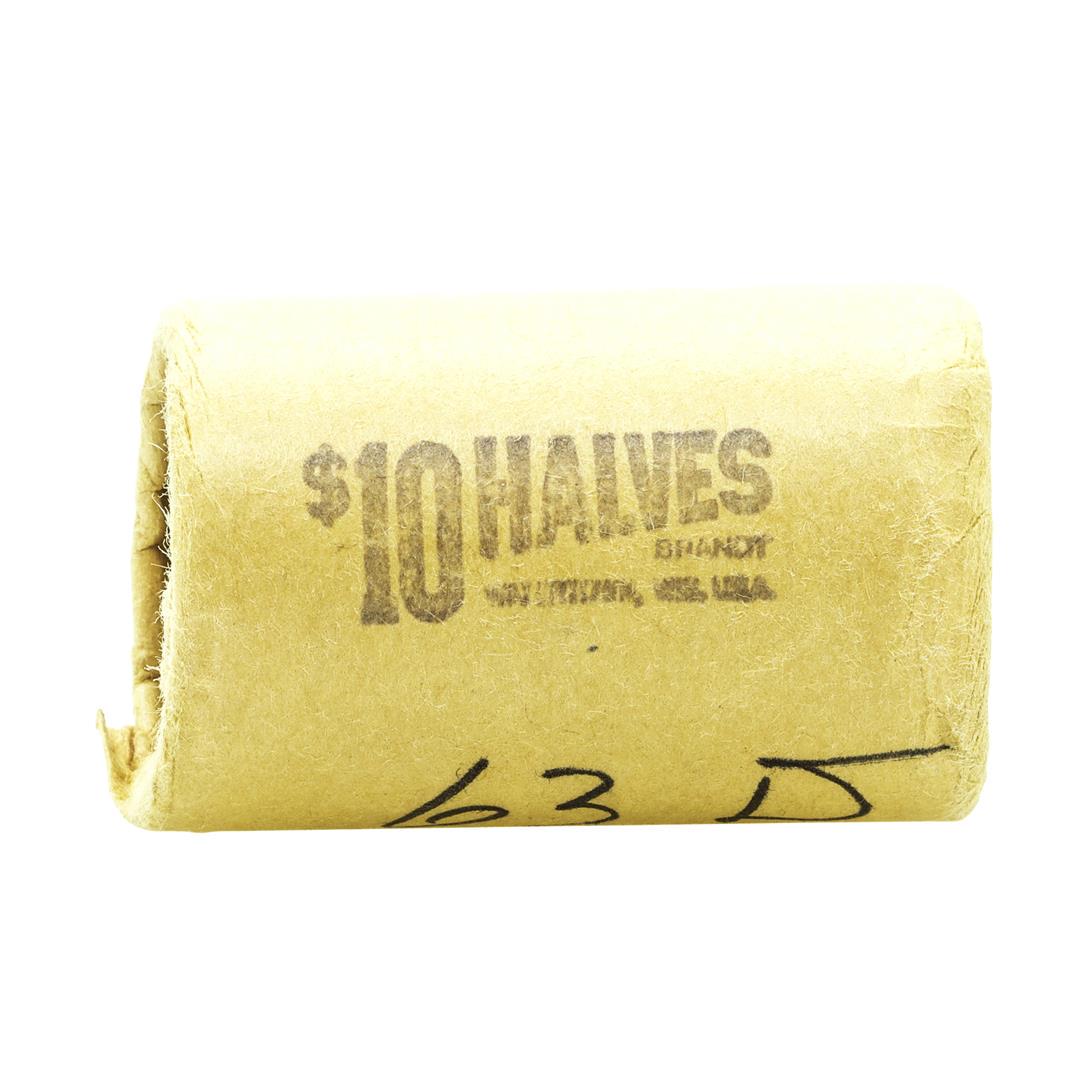 Original Roll of (20) Brilliant Uncirculated 1963-D Franklin Half Dollar Coins: One Original Roll of (20) Brilliant Uncirculated 1963-D Franklin Half Dollar Coins.