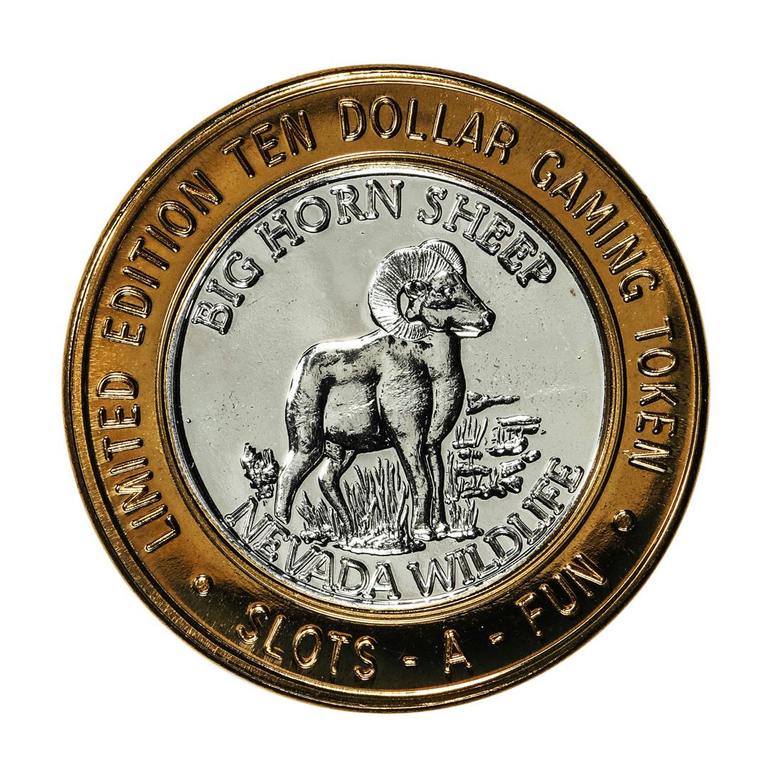 .999 Silver Slots A Fun Casino Las Vegas, NV $10 Limited Edition Casino Gaming Token: One .999 Silver Slots A Fun Casino Las Vegas, NV $10 Limited Edition Casino Gaming Token.