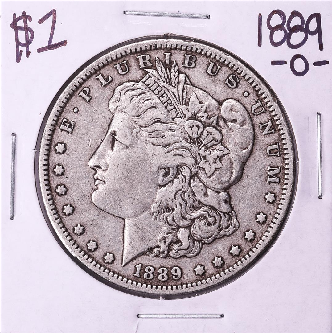 1889-O $1 Morgan Silver Dollar Coin: One 1889-O $1 Morgan Silver Dollar Coin.