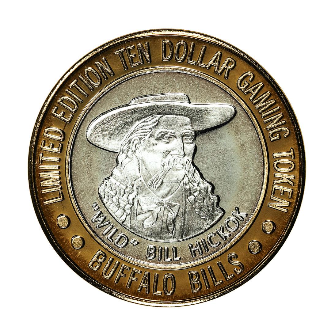 .999 Silver Buffalo Bills Resort & Casino Primm, NV $10 Limited Edition Gaming Token: One .999 Silver Buffalo Bills Resort & Casino Primm, NV $10 Limited Edition Gaming Token.