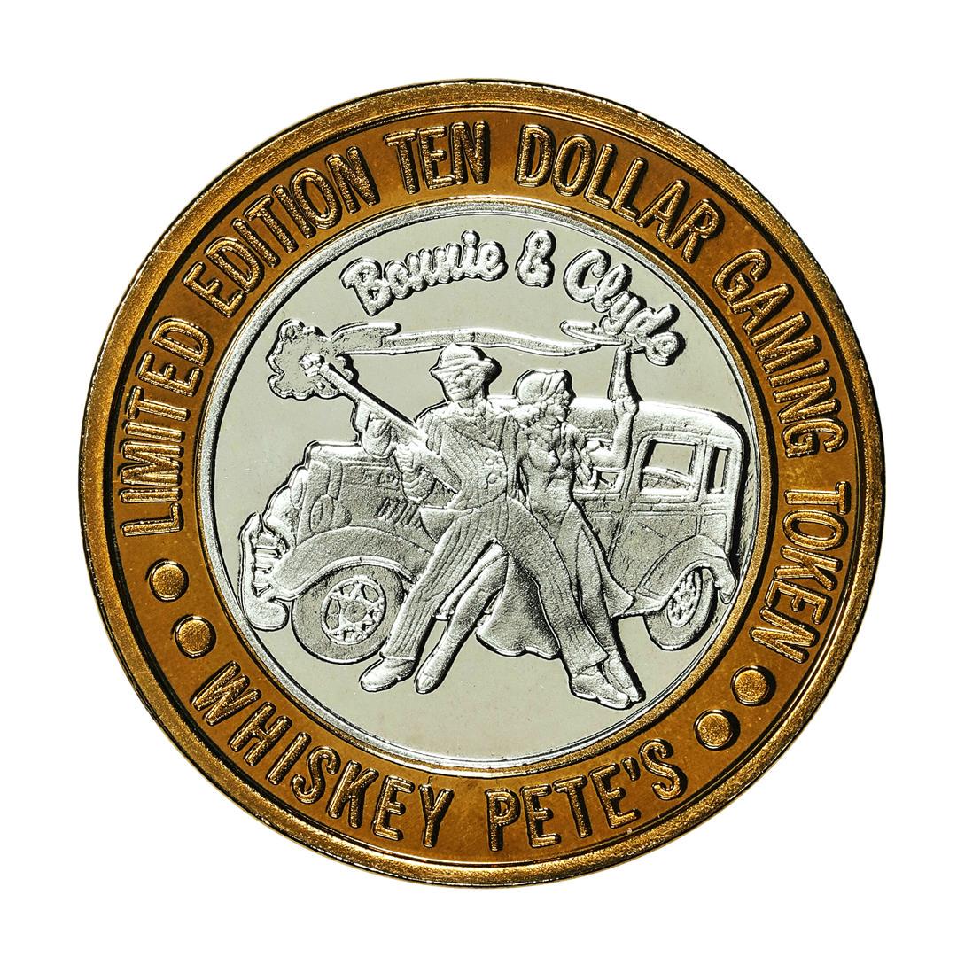 .999 Silver Whiskey Pete's Casino Primm, Nevada $10 Limited Edition Gaming Token: One .999 Silver Whiskey Pete's Casino Primm, Nevada $10 Limited Edition Gaming Token.