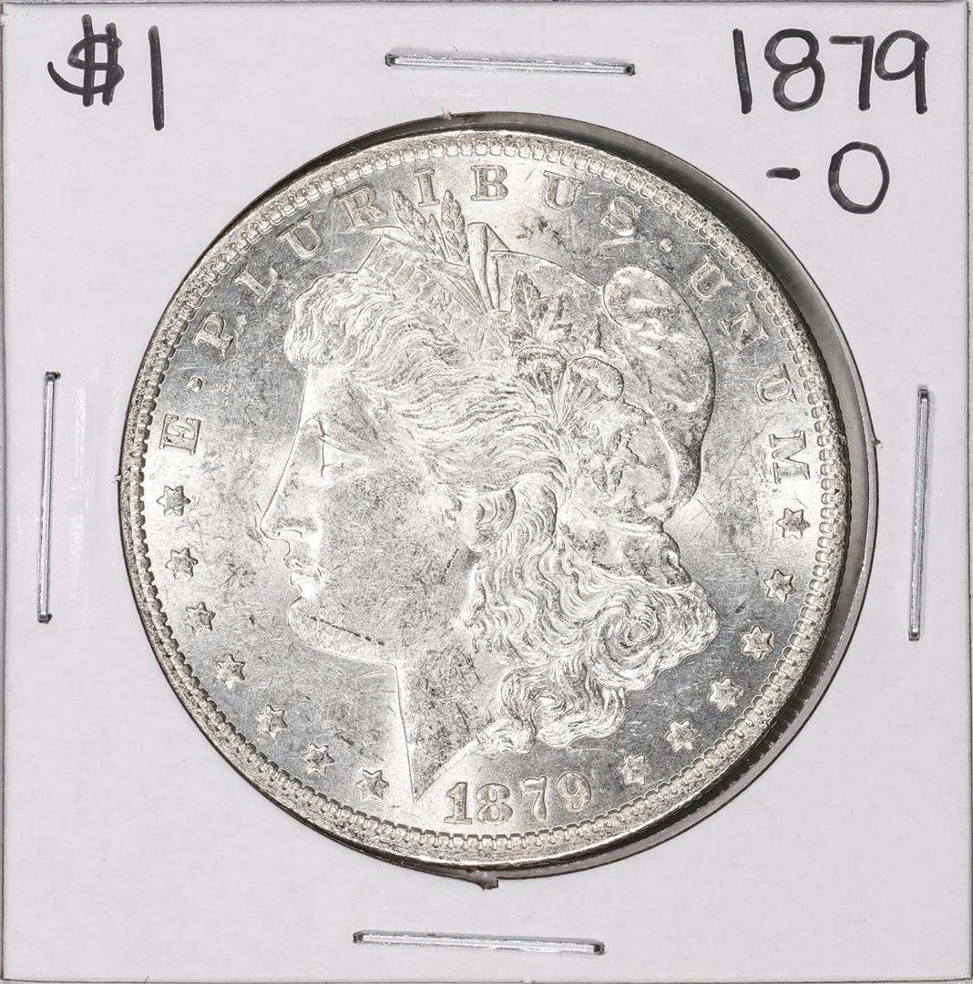 1879-O $1 Morgan Silver Dollar Coin: One 1879-O $1 Morgan Silver Dollar Coin.