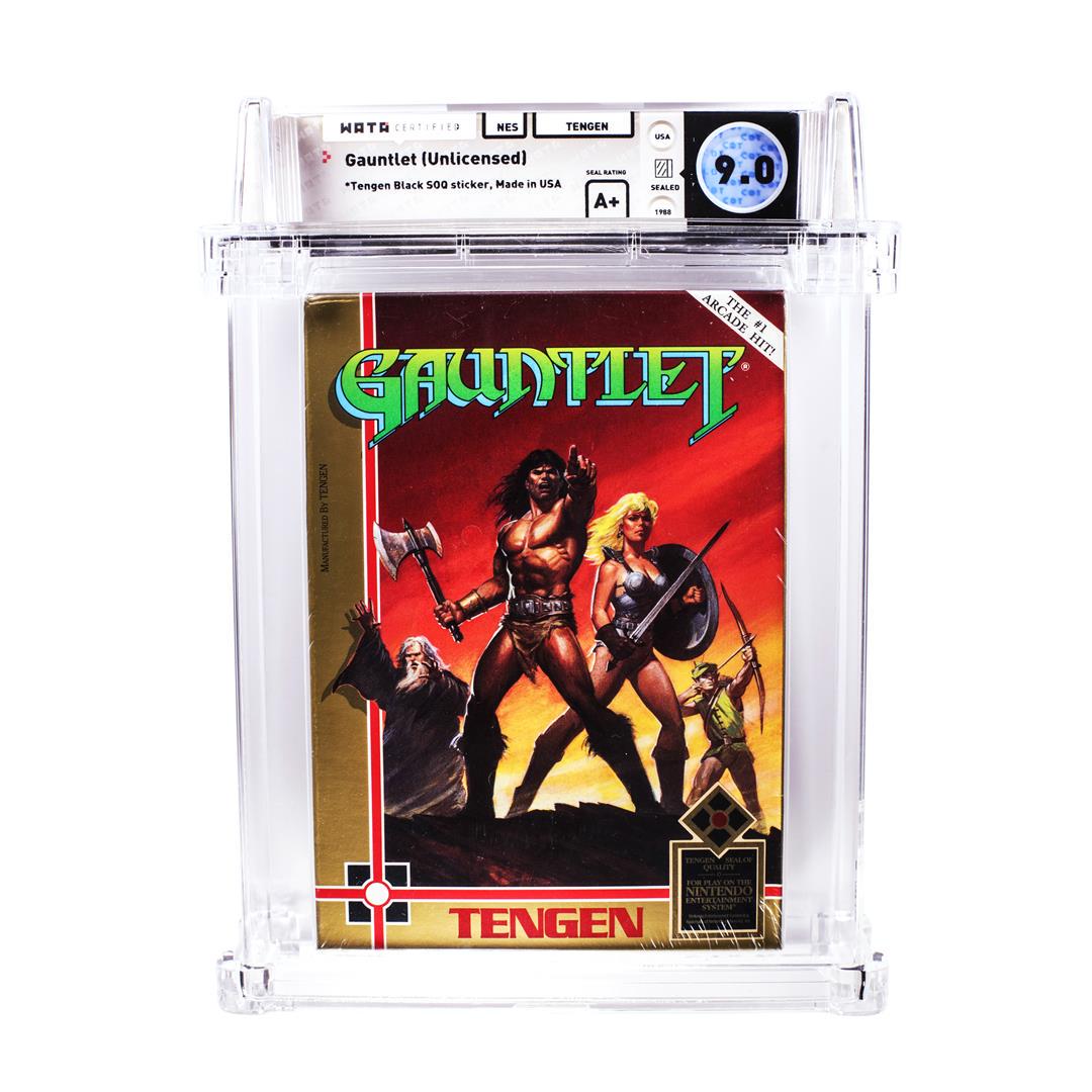 Gauntlet (Unlicensed) NES Nintendo Sealed Video Game WATA 9.0/A+: One Gauntlet (Unlicensed) NES Nintendo Sealed Video Game WATA 9.0/A+. WATA Graded.