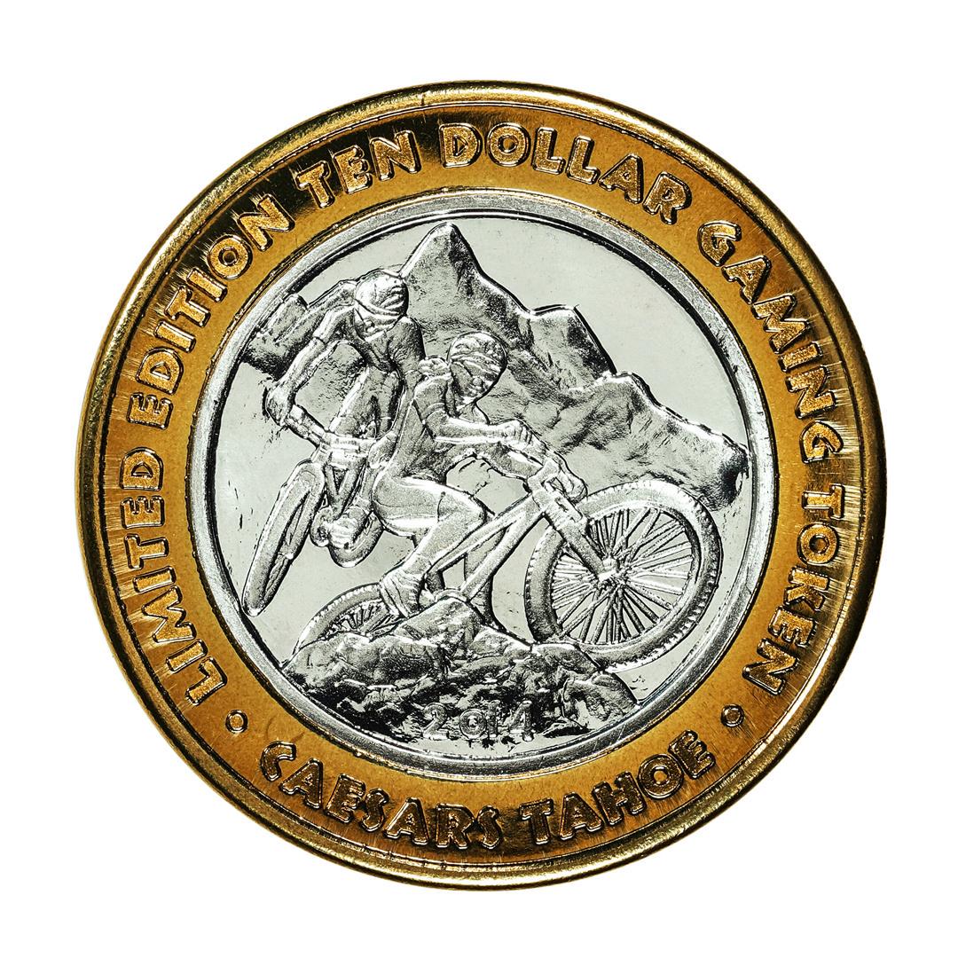 .999 Fine Silver Caesars Tahoe Lake Tahoe, Nevada $10 Limited Edition Gaming Token: One .999 Fine Silver Caesars Tahoe Lake Tahoe, Nevada $10 Limited Edition Gaming Token.