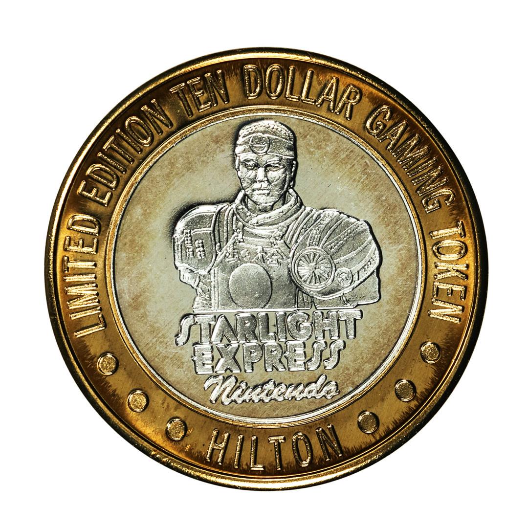 .999 Silver Hilton Las Vegas, Nevada $10 Casino Limited Edition Gaming Token: One .999 Silver Hilton Las Vegas, Nevada $10 Casino Limited Edition Gaming Token.