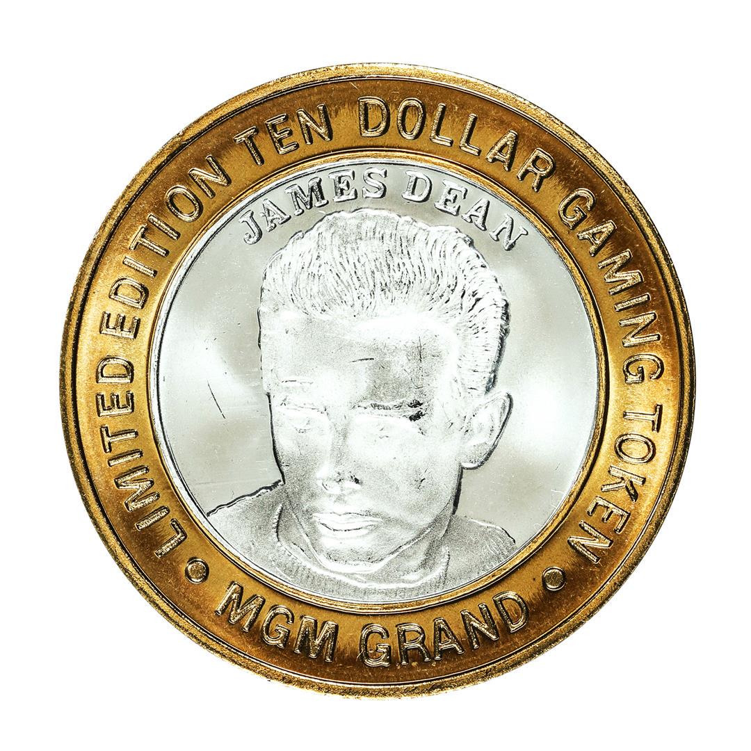 .999 Fine Silver MGM Grand Las Vegas, Nevada $10 Limited Edition Gaming Token: One .999 Fine Silver MGM Grand Las Vegas, Nevada $10 Limited Edition Gaming Token.