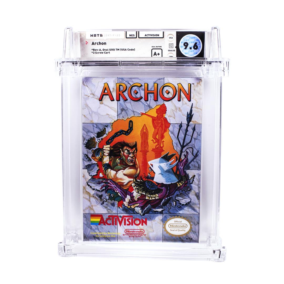 Archon NES Nintendo Sealed Video Game WATA 9.6/A+: One Archon NES Nintendo Sealed Video Game WATA 9.6/A+. WATA Graded.