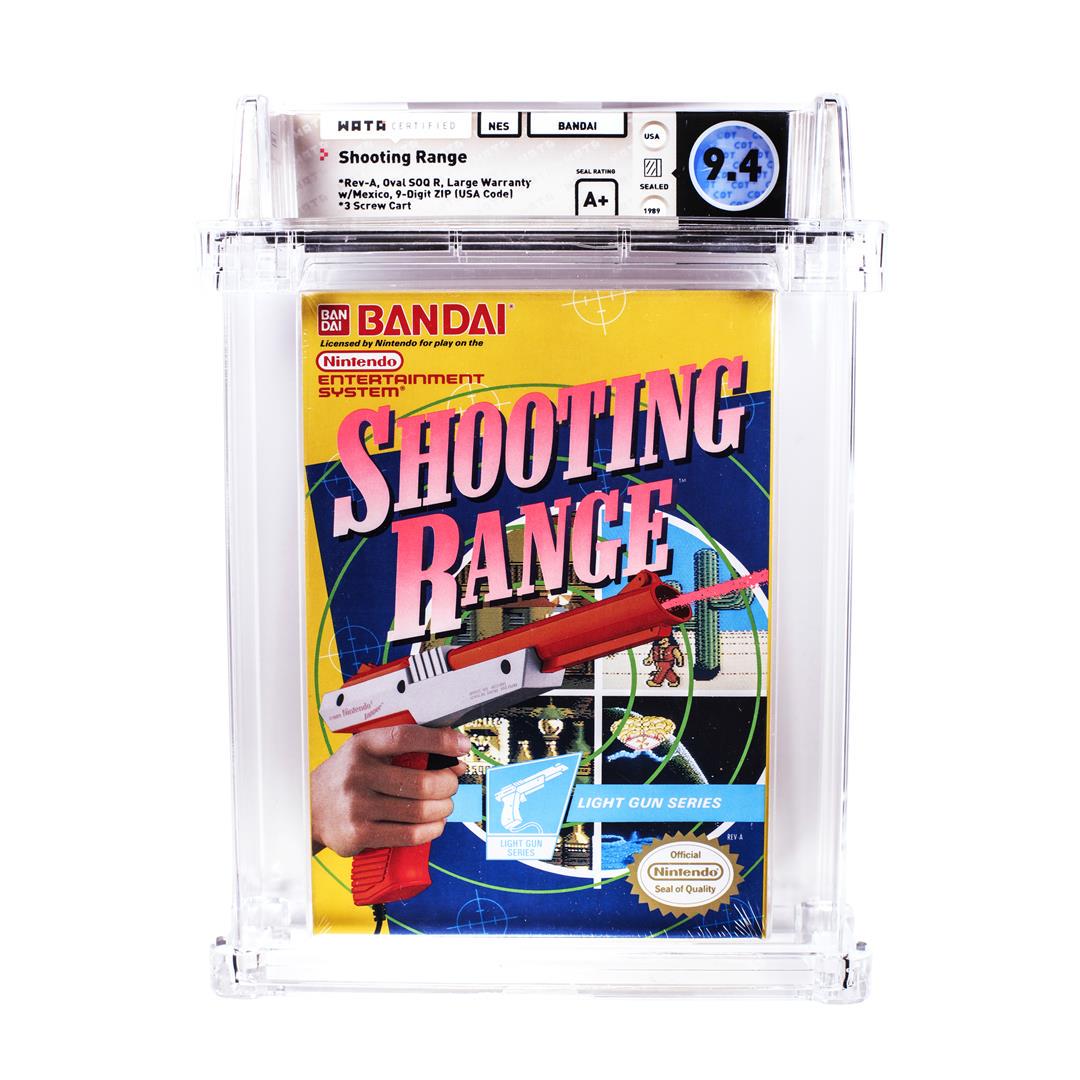 Shooting Range NES Nintendo Sealed Video Game WATA 9.4/A+: One Shooting Range NES Nintendo Sealed Video Game WATA 9.4/A+. WATA Graded.