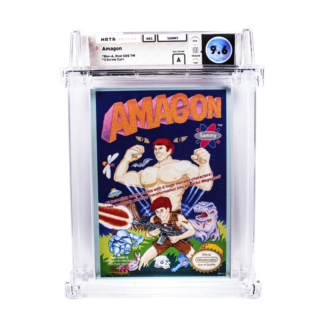 Amagon NES Nintendo Sealed Video Game WATA 9.6/A: One Amagon NES Nintendo Sealed Video Game WATA 9.6/A. WATA Graded.