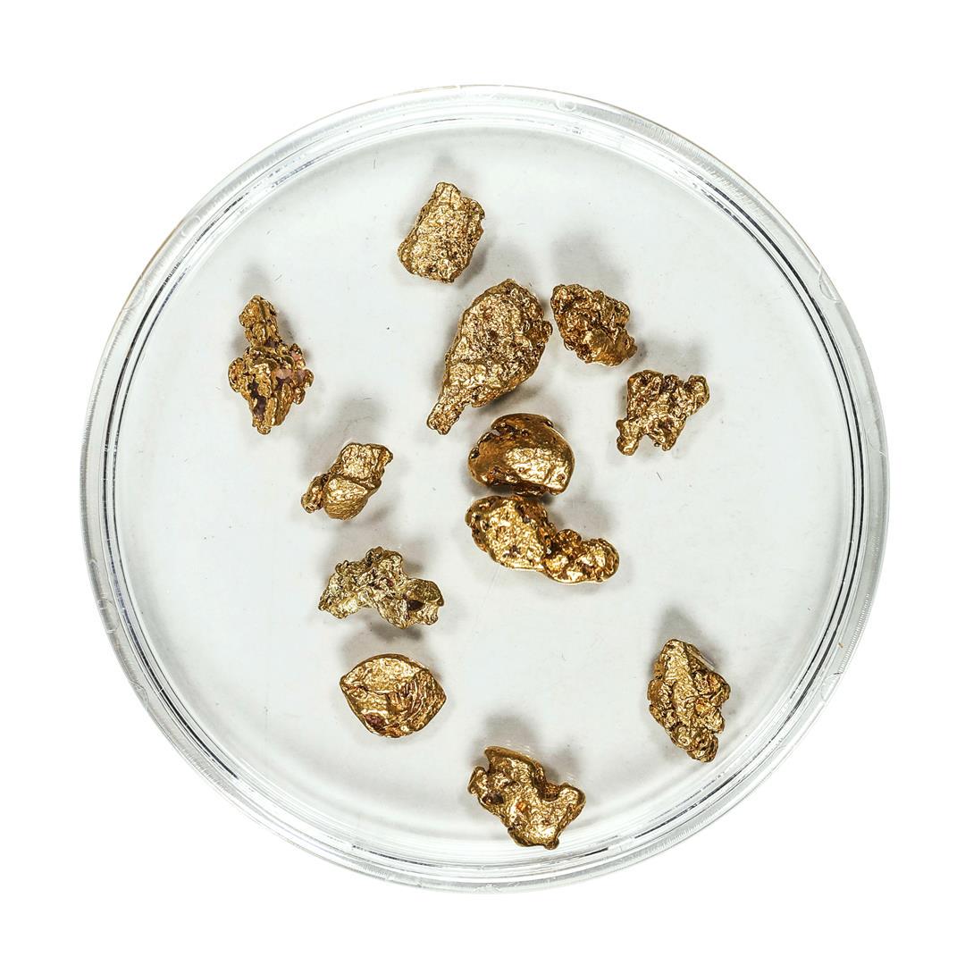 Gold Nuggets 4.16 Grams Total Weight: One Gold Nuggets 4.16 Grams Total Weight.