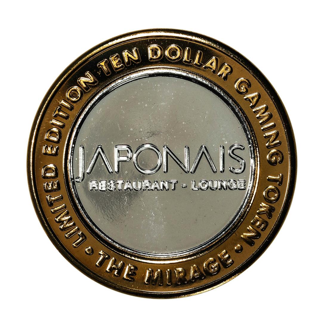 .999 Silver Mirage Las Vegas, Nevada $10 Casino Limited Edition Gaming Token: One .999 Silver Mirage Las Vegas, Nevada $10 Casino Limited Edition Gaming Token.