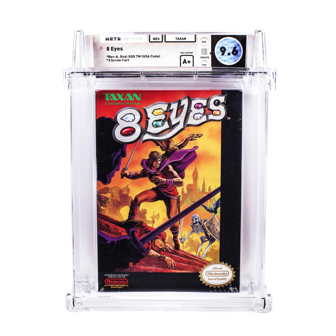 8 Eyes NES Nintendo Sealed Video Game WATA 9.6/A+: One 8 Eyes NES Nintendo Sealed Video Game WATA 9.6/A+. WATA Graded.