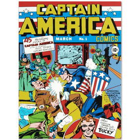 Marvel Comics "Captain America Comics #1" Limited Edition Giclee On Canvas (1 of 1)