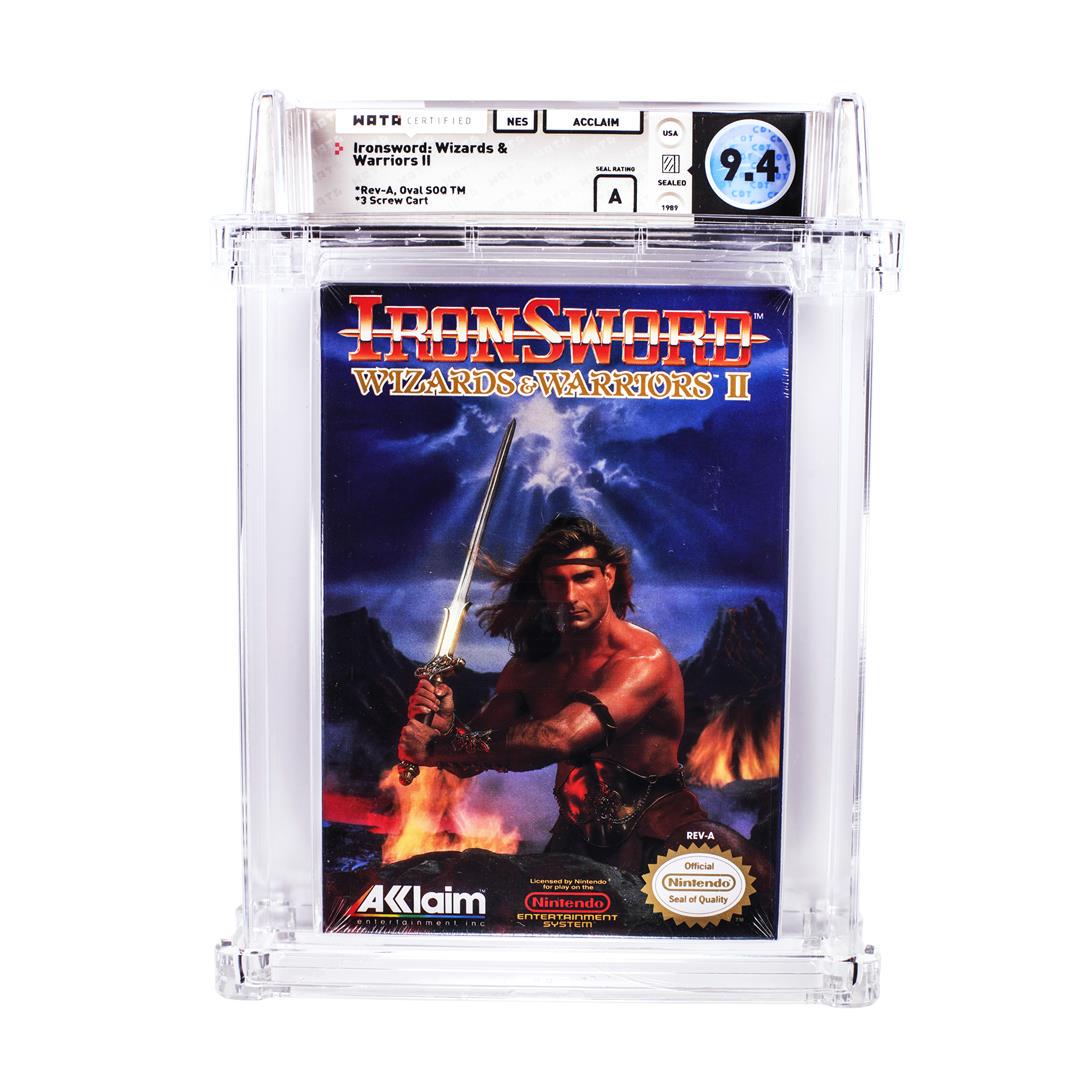 Ironsword Wizards & Warriors II NES Nintendo Sealed Video Game WATA 9.