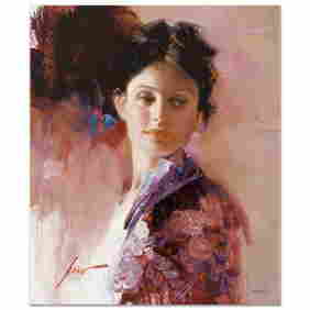 Pino (1939-2010) "Alice" Limited Edition Giclee On Canvas (1 of 2)