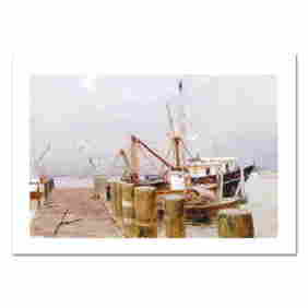 Pino (1939-2010) "Safe Harbor" Limited Edition Giclee On Canvas (1 of 2)