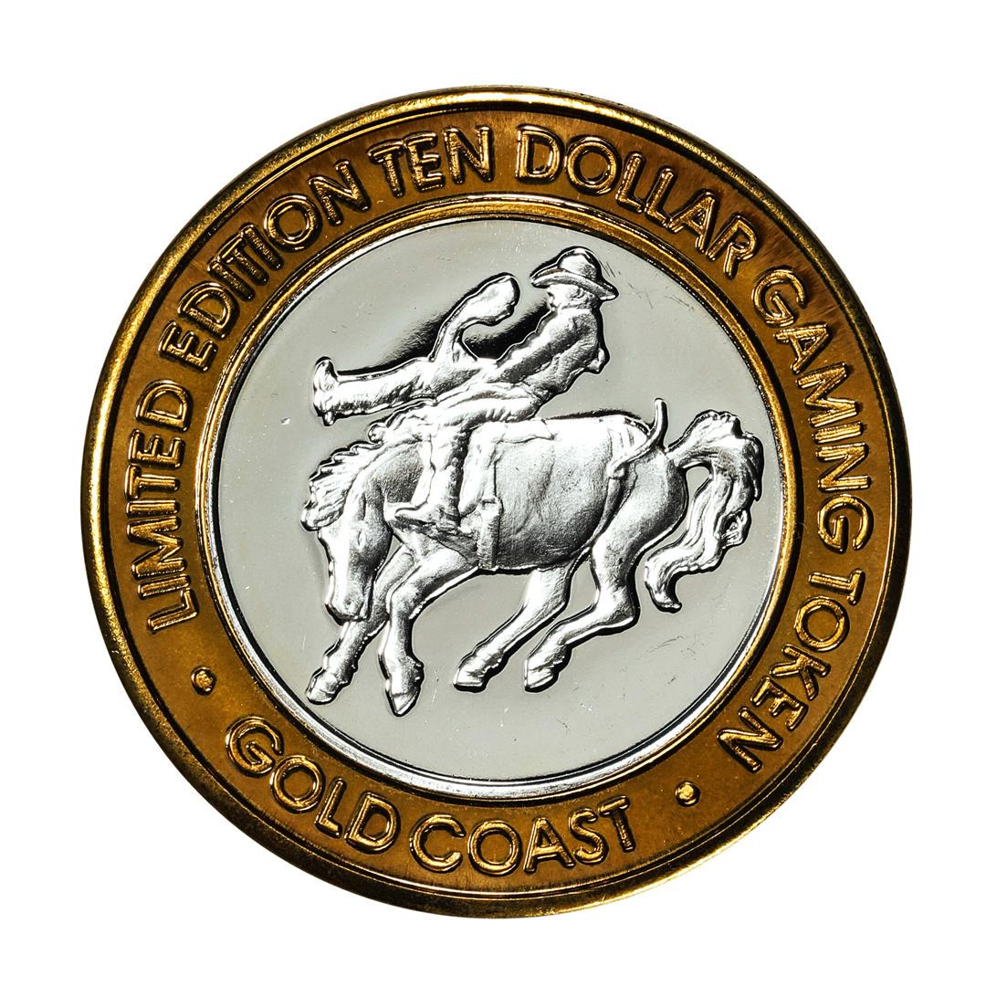 .999 Fine Silver Gold Coast Las Vegas, Nevada $10 Casino Limited Edition Gaming Token: One .999 Fine Silver Gold Coast Las Vegas, Nevada $10 Casino Limited Edition Gaming Token.