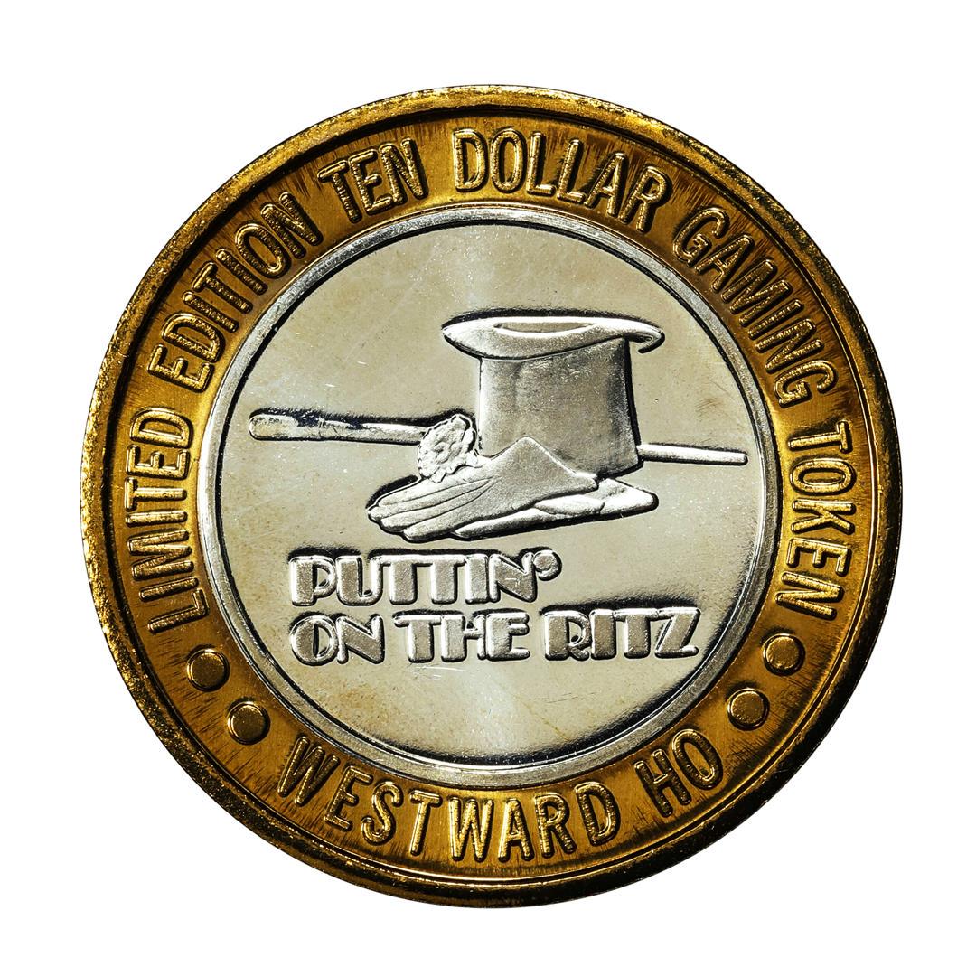 .999 Silver Westward Ho Casino Las Vegas, NV $10 Casino Gaming Token Limited Edition: One .999 Silver Westward Ho Casino Las Vegas, NV $10 Casino Gaming Token Limited Edition.