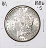 1886-S $1 Morgan Silver Dollar Coin