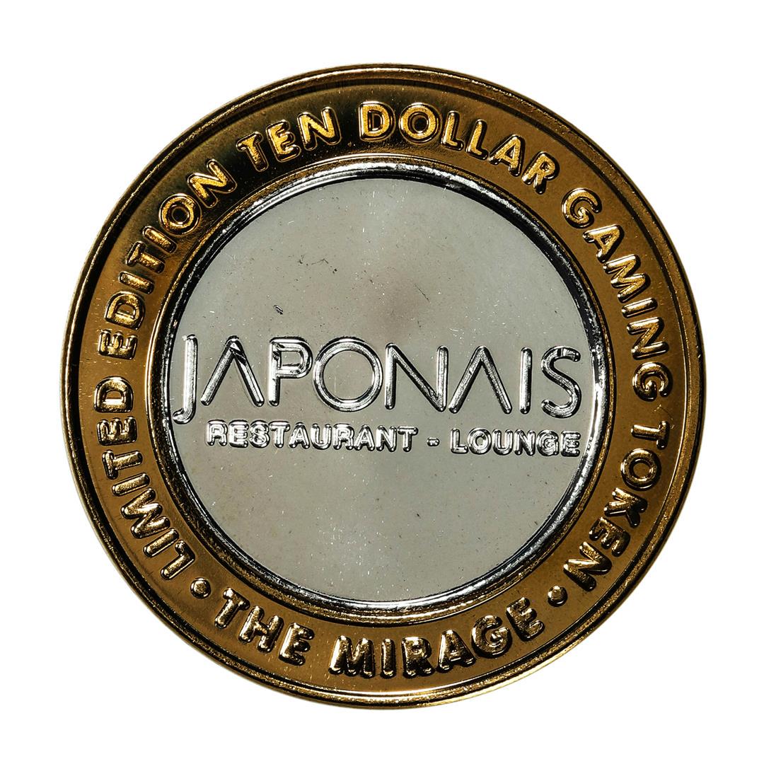 .999 Silver Mirage Las Vegas, Nevada $10 Casino Limited Edition Gaming Token: One .999 Silver Mirage Las Vegas, Nevada $10 Casino Limited Edition Gaming Token.