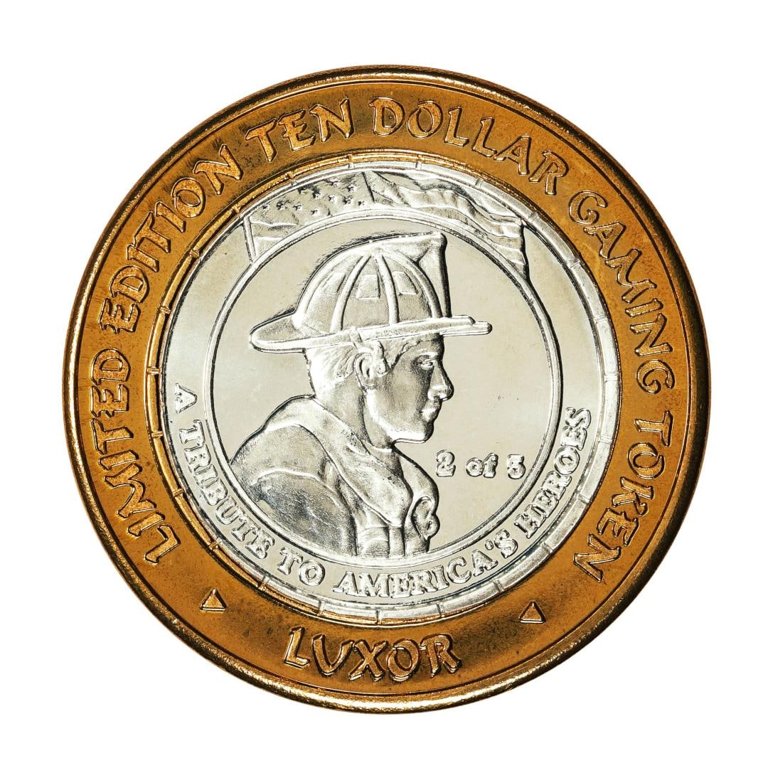 .999 Silver Luxor Las Vegas, Nevada $10 Casino Limited Edition Gaming Token: One .999 Silver Luxor Las Vegas, Nevada $10 Casino Limited Edition Gaming Token.