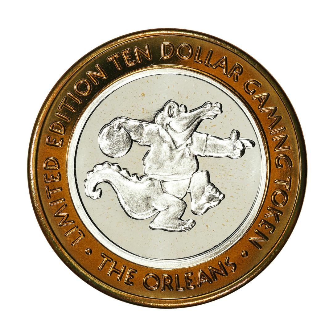 .999 Silver The Orleans Hotel & Casino Las Vegas, NV $10 Casino Token Limited Edition: One .999 Silver The Orleans Hotel & Casino Las Vegas, NV $10 Casino Token Limited Edition.